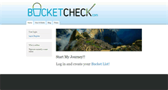 Desktop Screenshot of bucketcheck.com